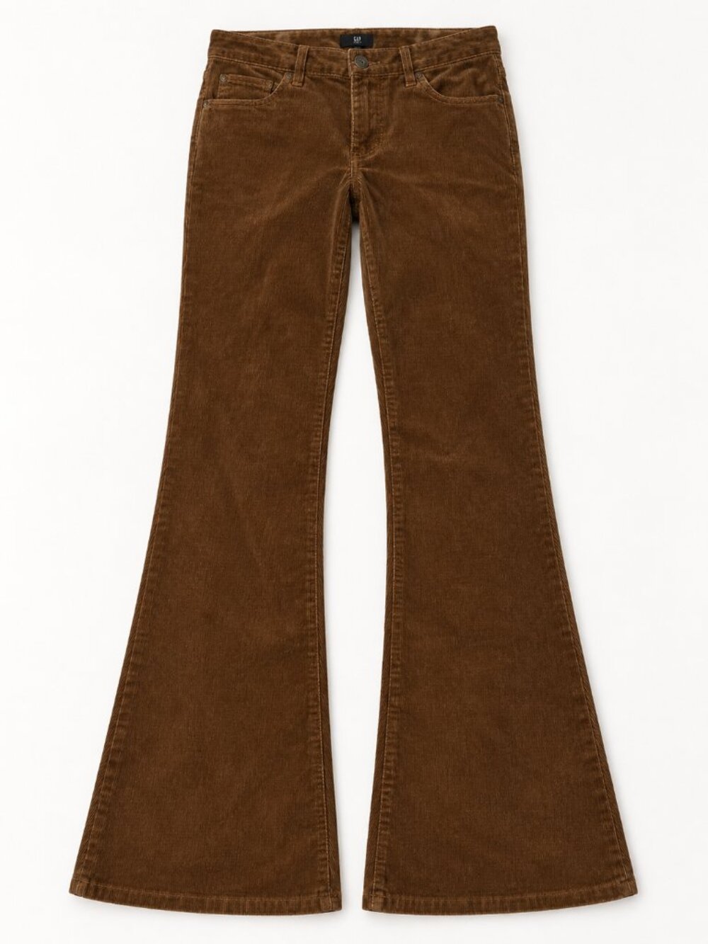 KUT from the Kloth Karen Baby Bootcut Brown Corduroy Pants Size 6 Y2K